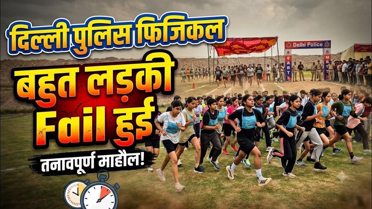 Delhi Police Physical Mock Trial #delhipolice #rwa