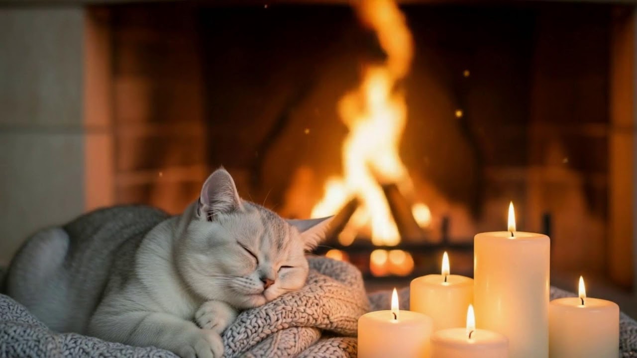Soothing Sounds For Anxious Cats 🐾 Calming 432Hz Music And Cozy Atmosphere For Restful Deep Sleep