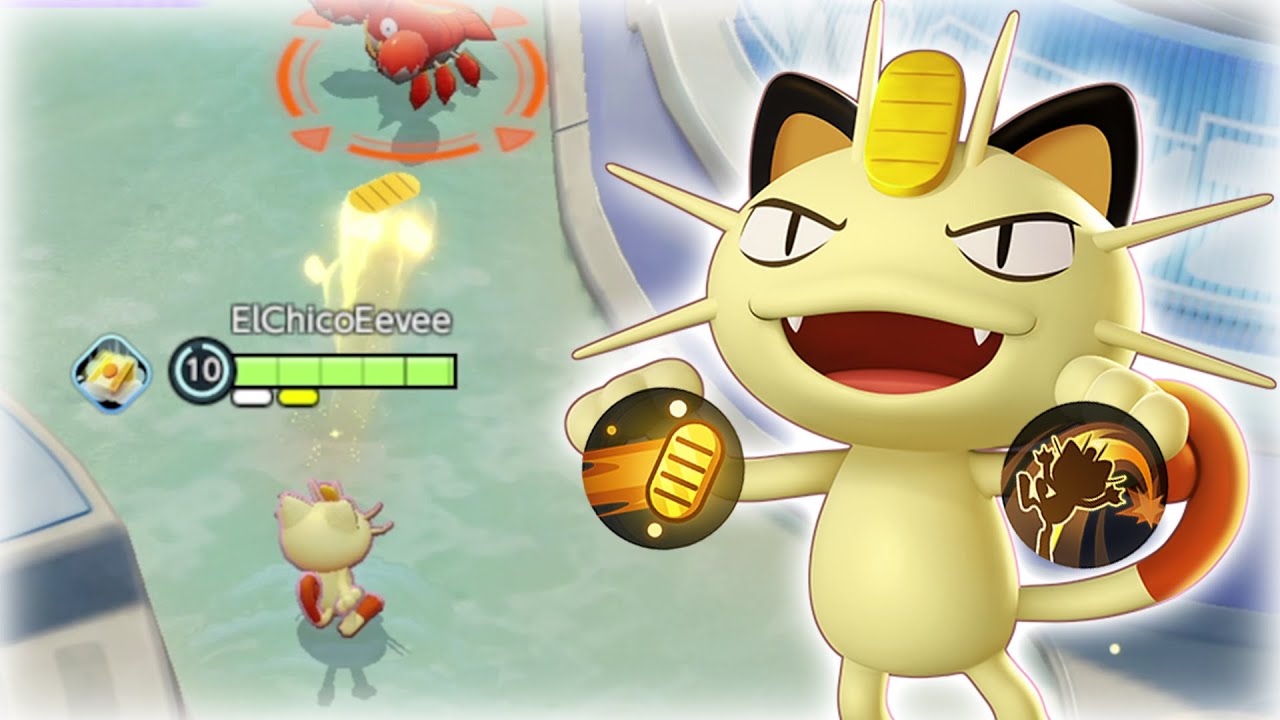 MEOWTH NEW SPEEDSTER GAMEPLAY (Pay Day & Feint Attack) - Pokémon UNITE