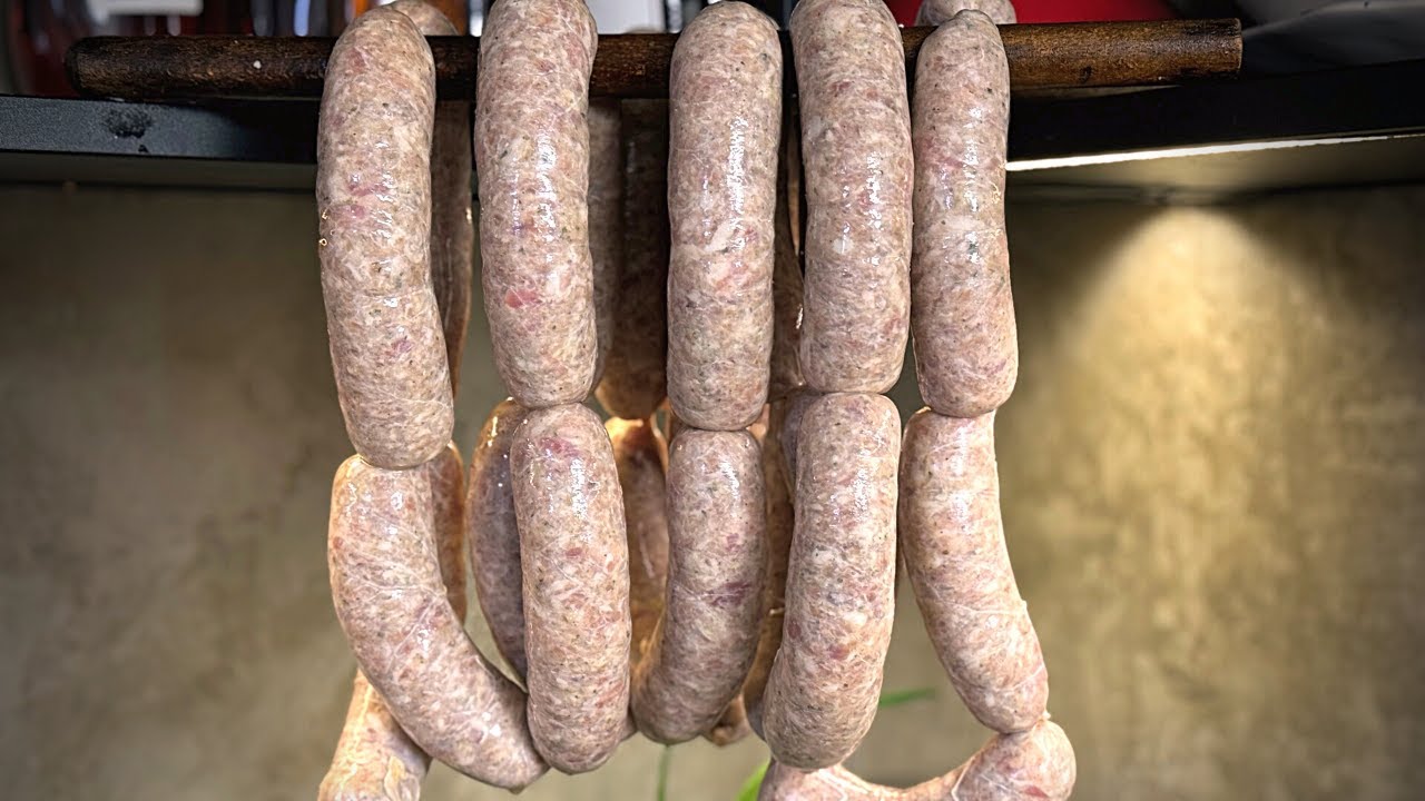 Biała Kiełbasa na soli - BEZ wędzenia