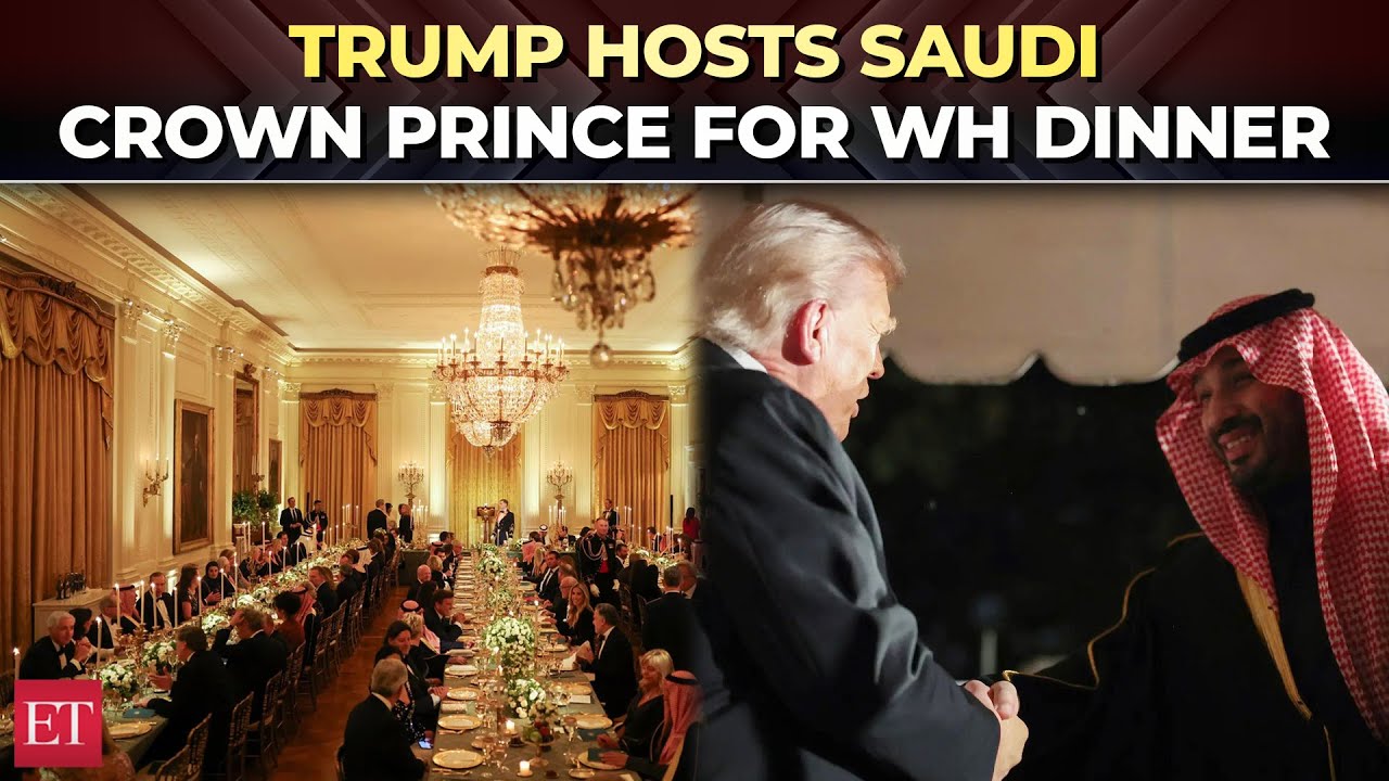 Trump and First Lady host Saudi Crown Prince MBS for formal dinner at the White House