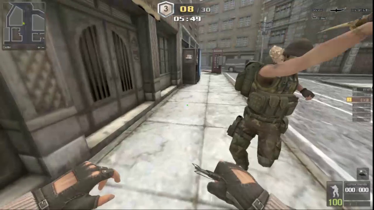 PointBlank|Partida a cuchillo| Combat machete en accion