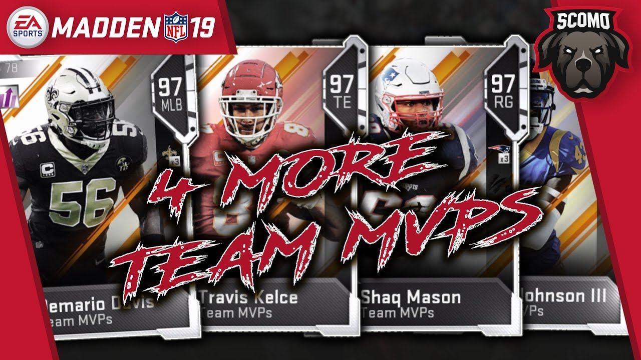 Scout Pack Master! 4 More Team MVPs! Making Scouts - Madden NFL 19