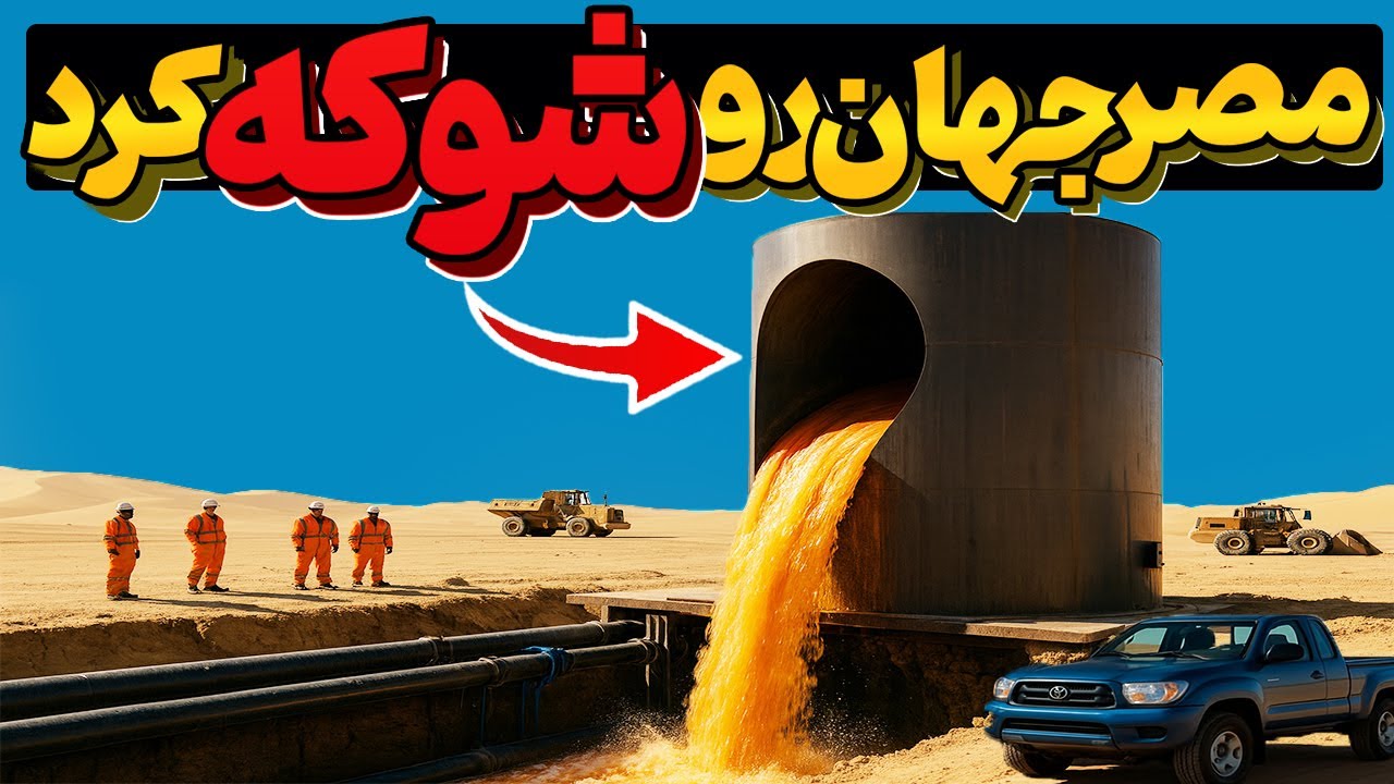 پروژه‌ی خطرناک مصر برای غرق کردن بیابون… اما پایانش دنیا رو شوکه کرد!