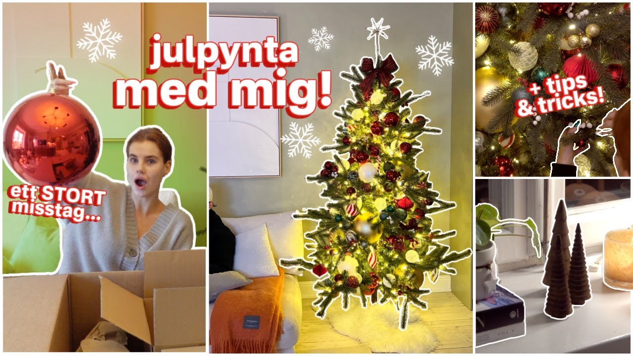 1 advent: Dags att julpynta!