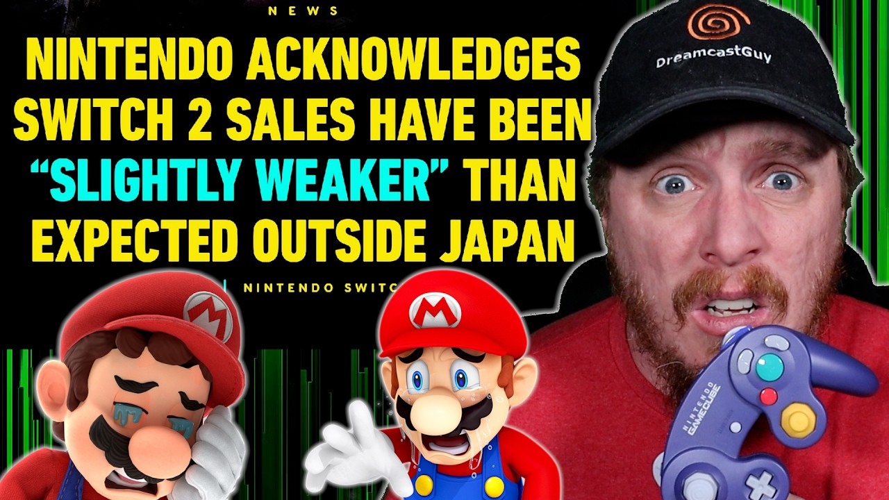 Nintendo ADMITS Switch 2 sales are BAD! Games and Console LOSING PLAYERS?