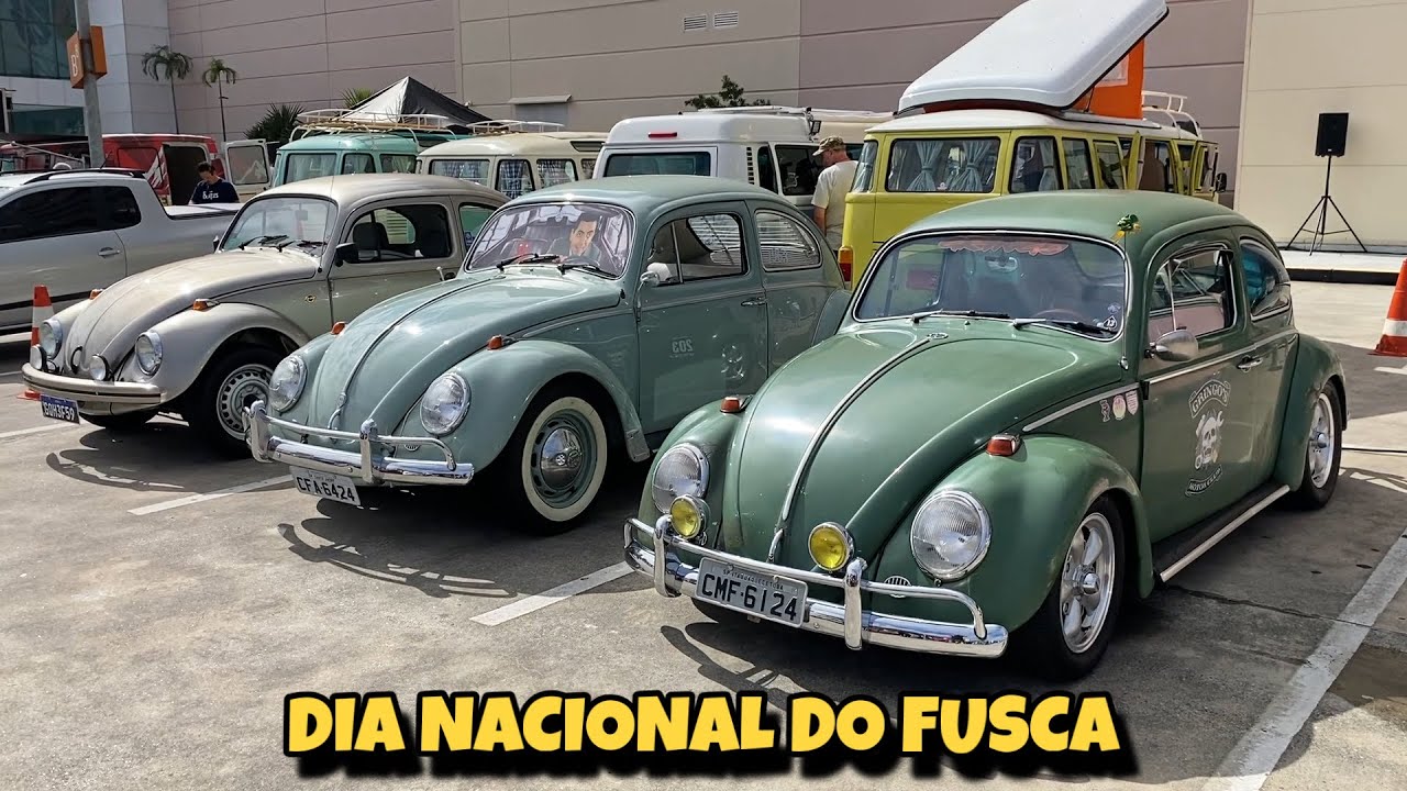 DIA NACIONAL DO FUSCA - EVENTO  NO SHOPPING SÃO BERNARDO PLAZA - SÓ CLASSICOS EXCLUSIVOS
