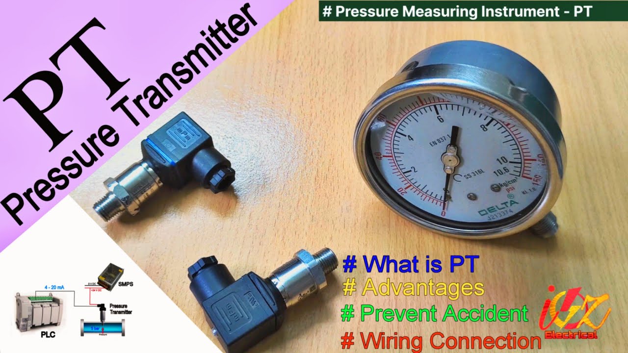 WIKA Pressure Sensor, Transducer, Transmitter explained | Working Principle Hindi