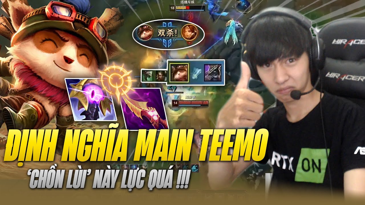 BOY1CHAMP TEEMO SERVER SIÊU CẤP TRUNG QUỐC VÀ GAME ĐẤU BÁN HÀNH NASUS GÁNH 4 CHÚ BÁO LẬT KÈO
