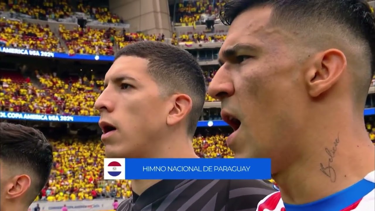 Paraguay National Anthem vs Colombia (Copa America 2024)