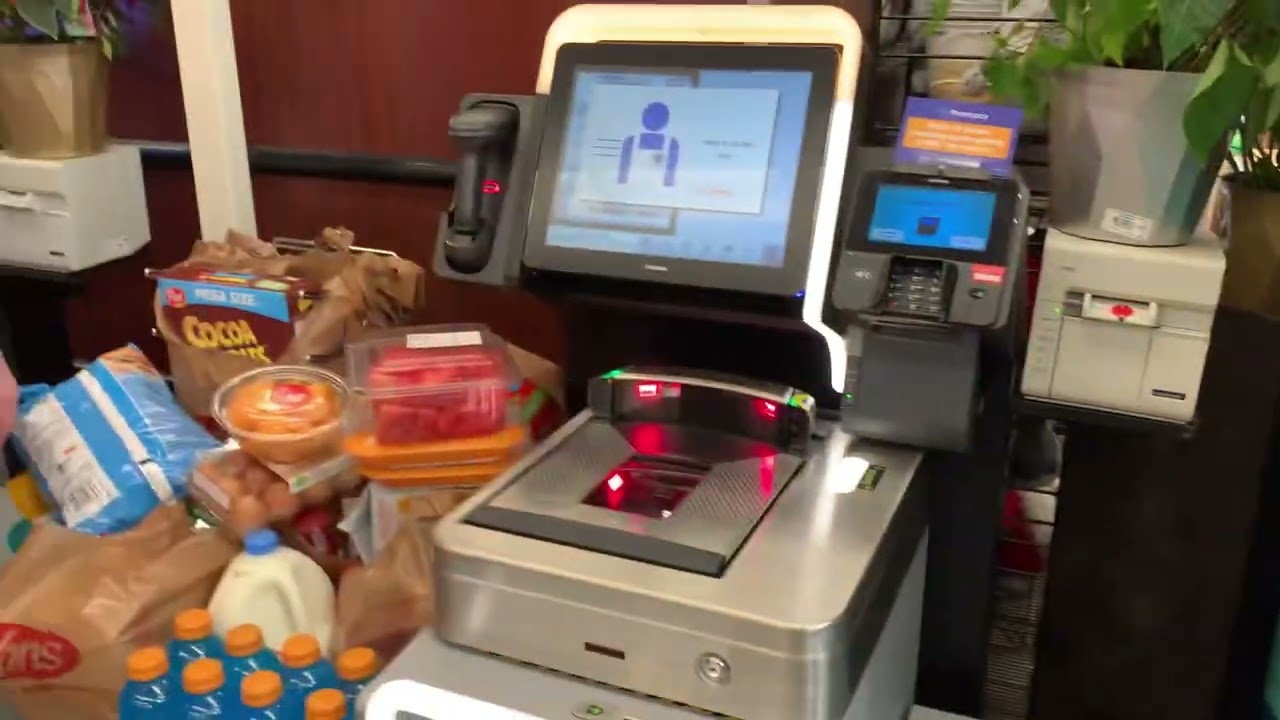 My first Ralph’s self checkout at Los Angeles California