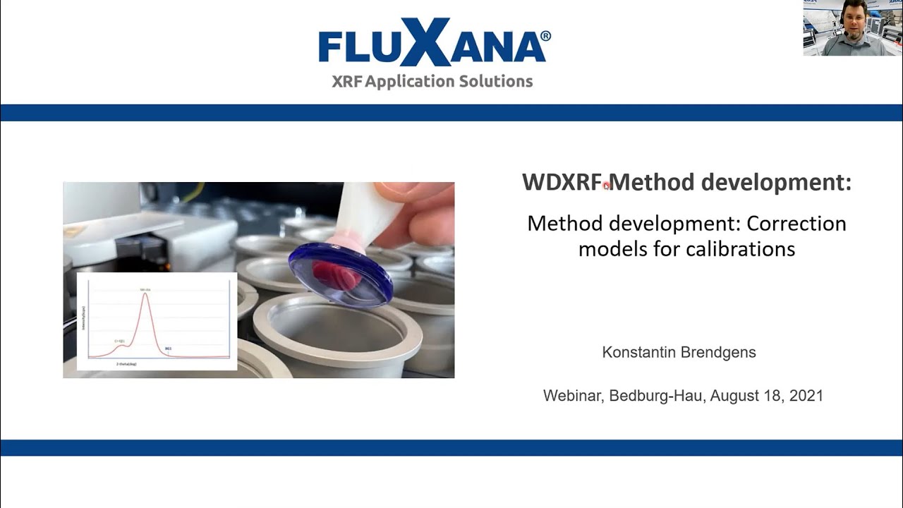 FLUXANA Webinar Method development: Correction models for calibrations from August 18th, 2021