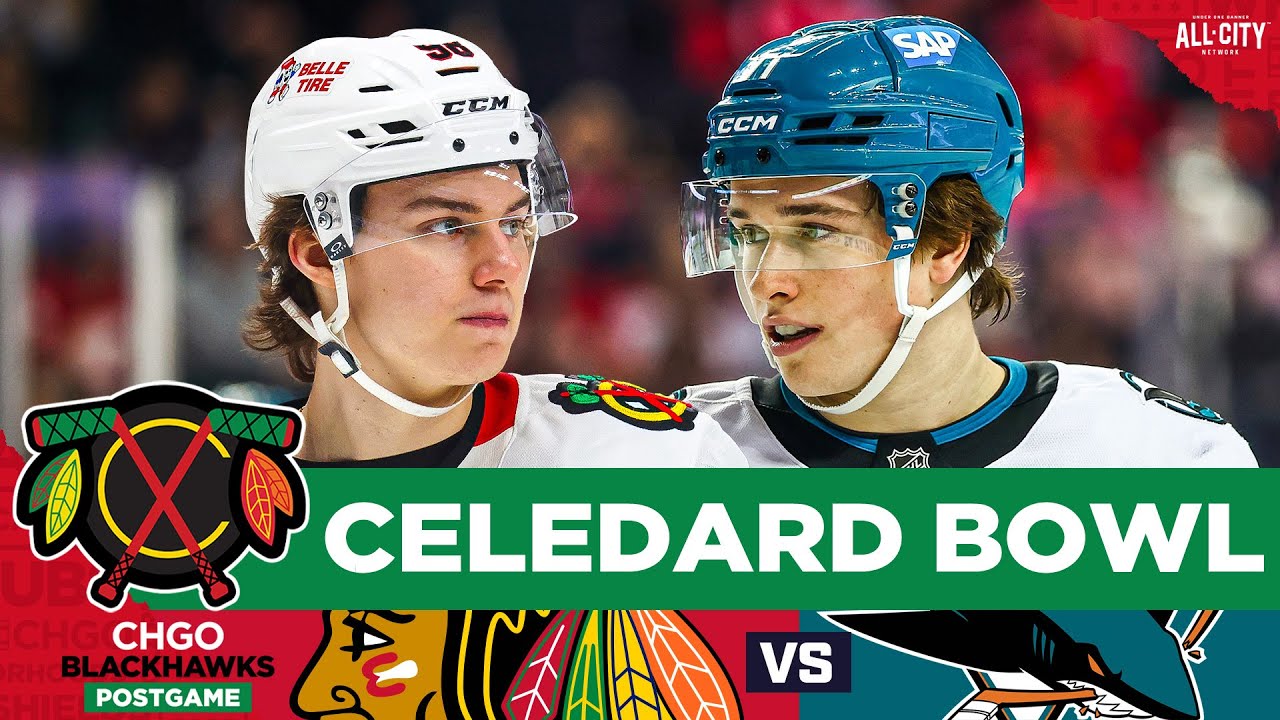 BLACKHAWKS POSTGAME: Bedard Ends PP Drought, Chicago Scores SIX in Win over SJS | CHGO Blackhawks
