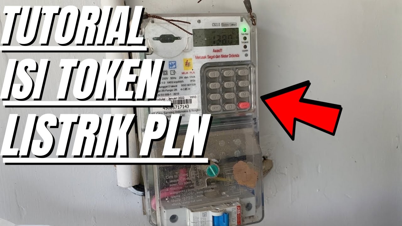 CARA MENGISI TOKEN LISTRIK UNTUK PEMULA | TUTORIAL MENGISI TOKEN LISTRIK