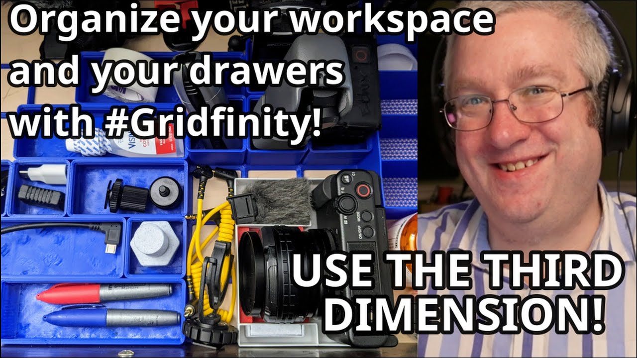 Organize Your Messy Workspaces and Drawers with Gridfinity! Hashtag #Gridfinity