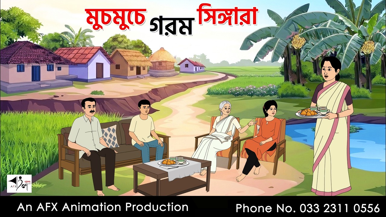 মুচমুচে গরম সিঙ্গারা I Bangla Cartoon | বাংলা কার্টুন  | Thakumar Jhuli | AFX Animation