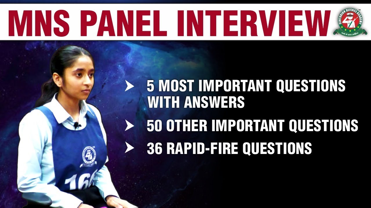 Top 90 Most Important Frequently Asked MNS Panel Interview Questions | Best MNS Coaching #mns2022