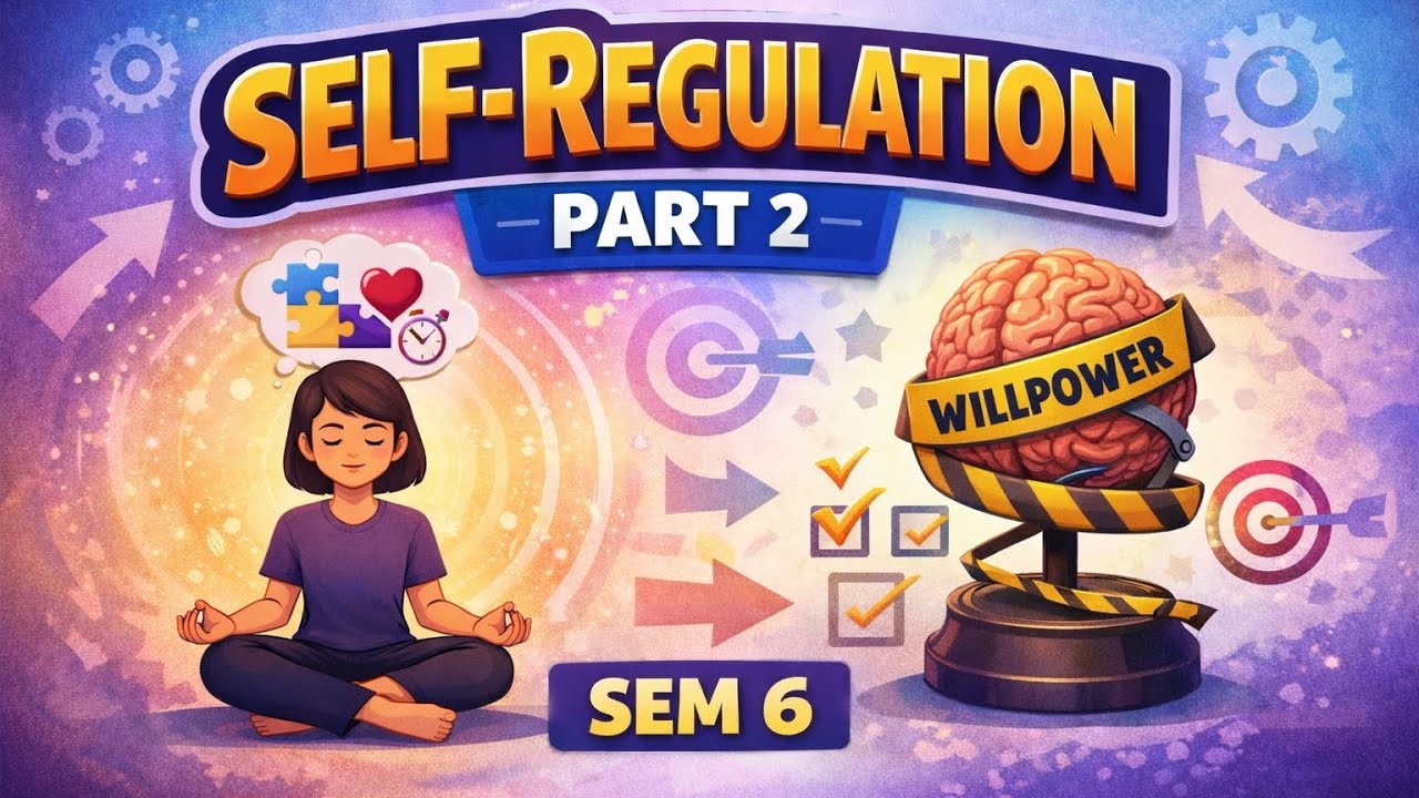 Self regulation #part 2# sem6# bsc psychology # elective course 
