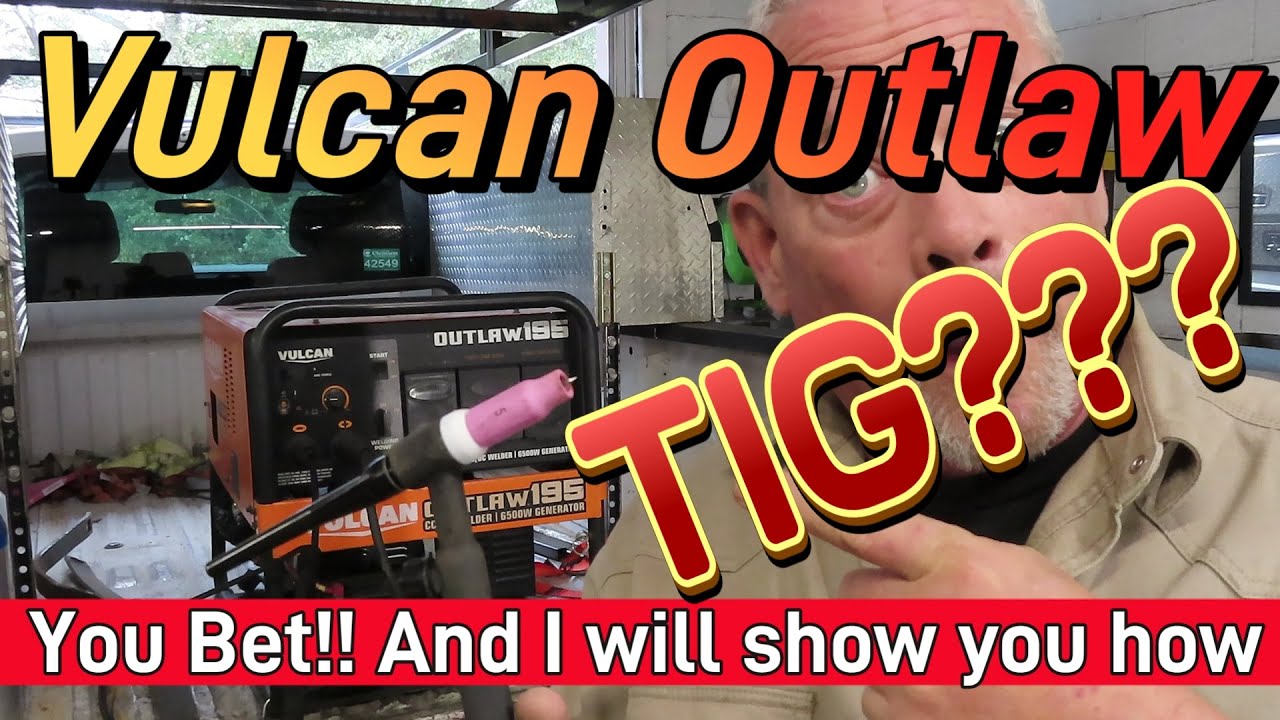 Операции TIG на Harbor Freight Vulcan Outlaw 195 Сварочный аппарат/генератор