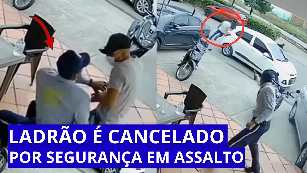 Seguran&ccedil;a  REAGE A ASSALTO e Ladr&atilde;o &eacute; SURPREENDIDO | Alerta News