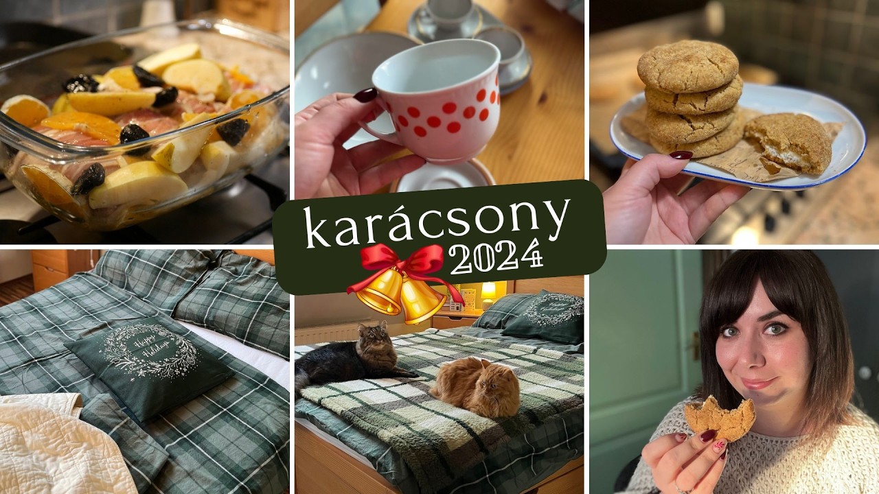 KARÁCSONYI MENÜTESZT és RECEPTEK + lakásdekor - ünnepi HOMEMAKING 🎄💕