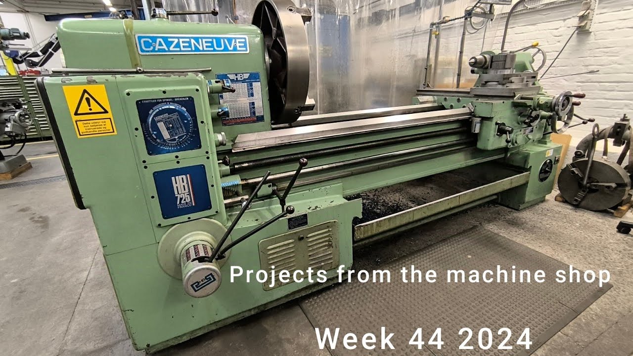 Projects from the machine shop week 44 2024 Machining and on-site repairs on pumps