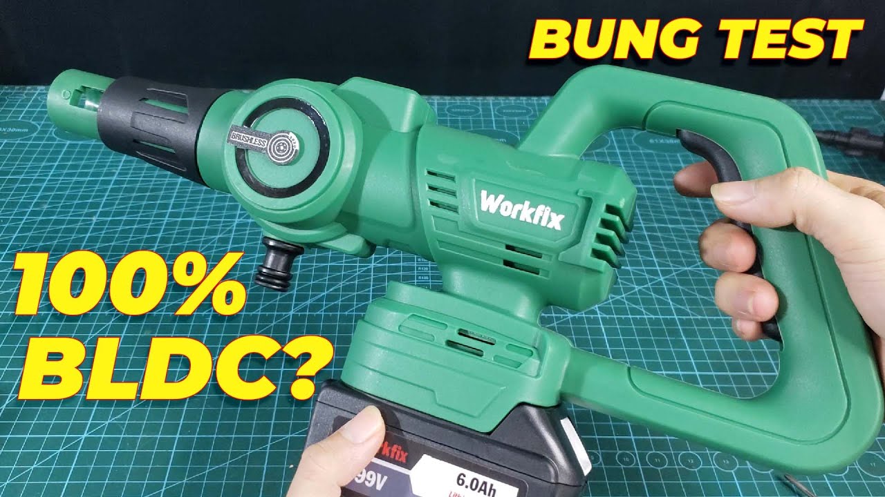 [ Bung & Test ] Máy rửa xe Workfix, đúng là tiền nào của nấy? #3825bl