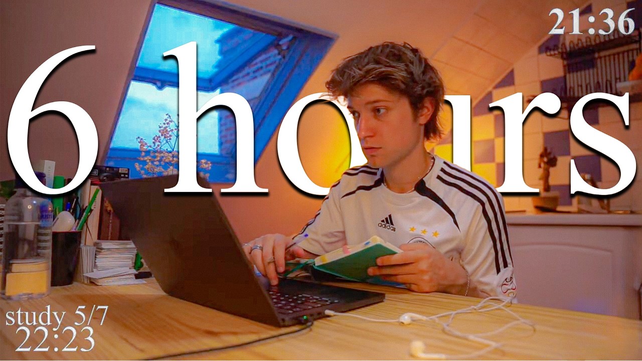 LIVE | 8-HOUR study with me in Paris📚⛈️ rain sounds & pomodoro timer 60 & 10