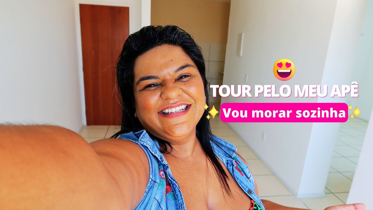 RECEBENDO A CHAVE DO MEU APÊ | TOUR | VOU MORAR SOZINHA 🏡😍🔑