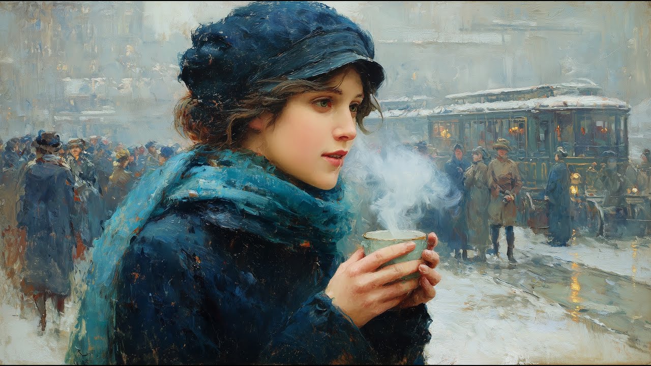 Visual Poems | Winter in an Oil Painting: A Visual Journey from City to Forest