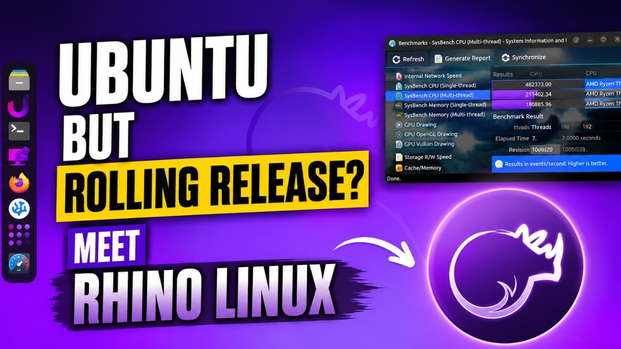Rhino Linux: Rolling Release дистрибутив на базе Ubuntu, который стоит попробовать