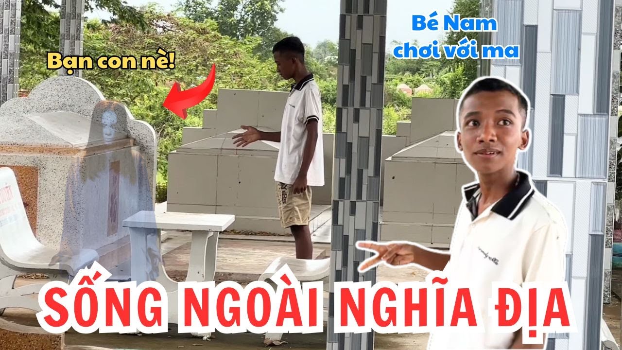 Rùng Rợn Khi Thấy Cảnh bé Nam Đang Chơi Với Ma Giữa Trưa Nắng. Chơi Với Hai Người Âm Ai Thấy Cũng Sợ
