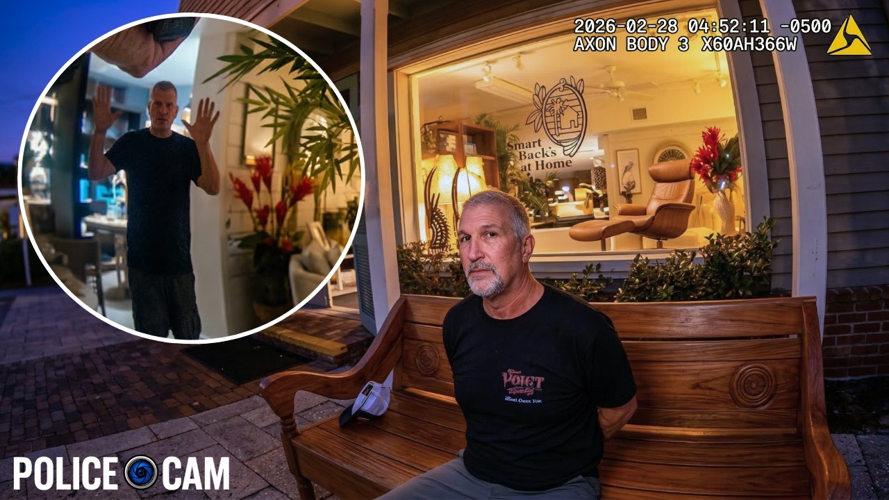 Police Surprise Burglar In Luxury Home Store, Ends Badly