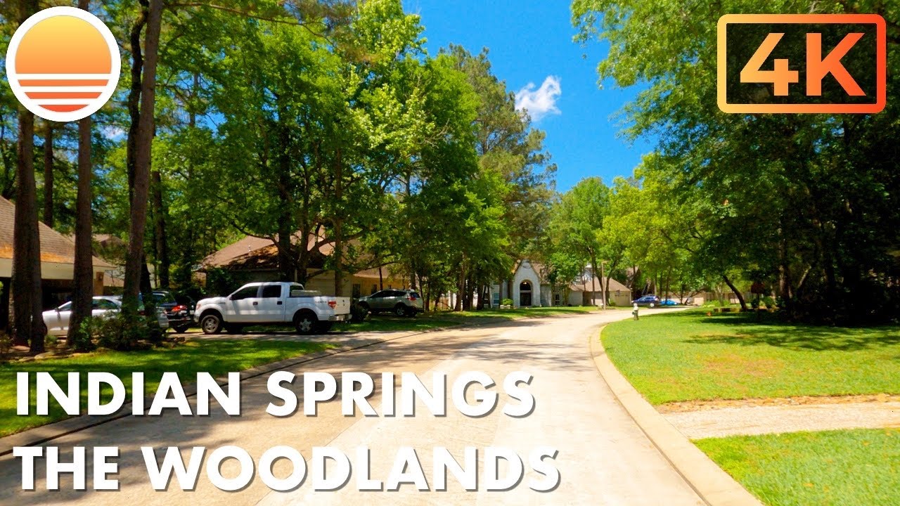 Indian Springs, The Woodlands, Texas!  Drive with me!