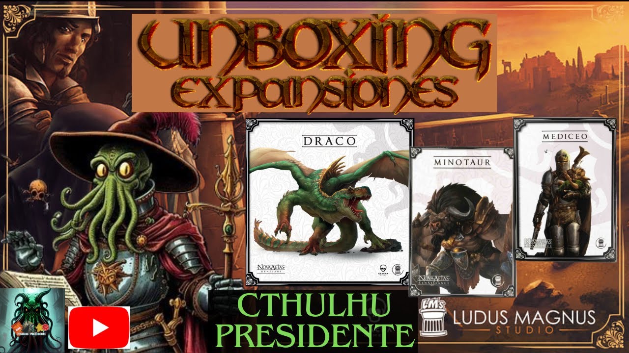 UNBOXING EXPANSIONES NOVA AETAS RENAISSANCE (EN ESPAÑOL)