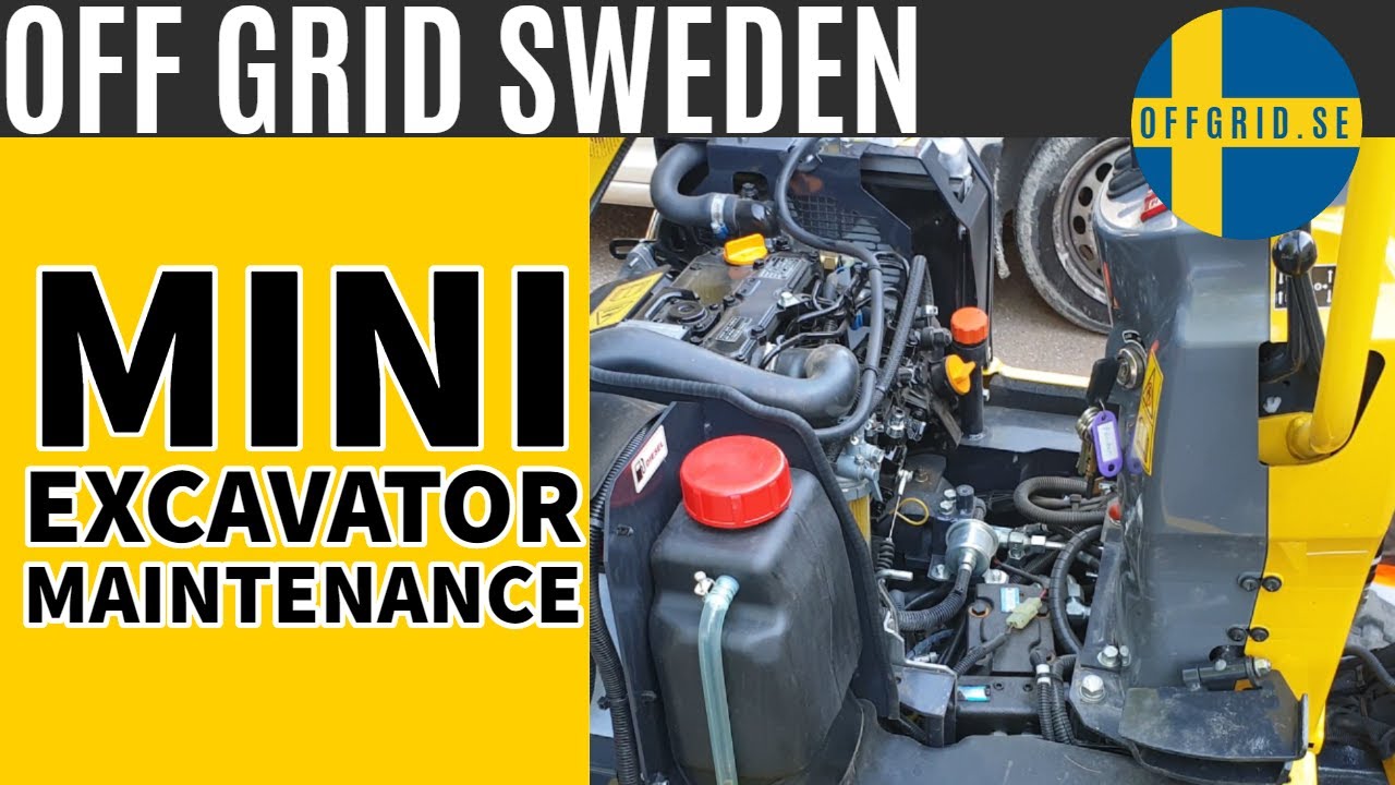 Mini Excavator Maintenance
