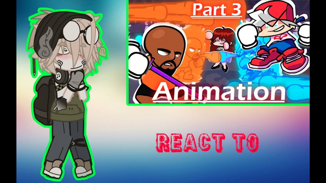 FNF react Matt vs Boyfriend Boxing Fight Part 3 (Friday Night Funkin' Animation)