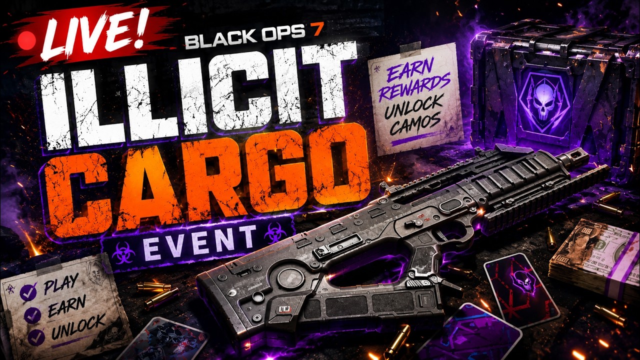 🔴 LIVE! Can We Finish The Illicit Cargo Event? 👑