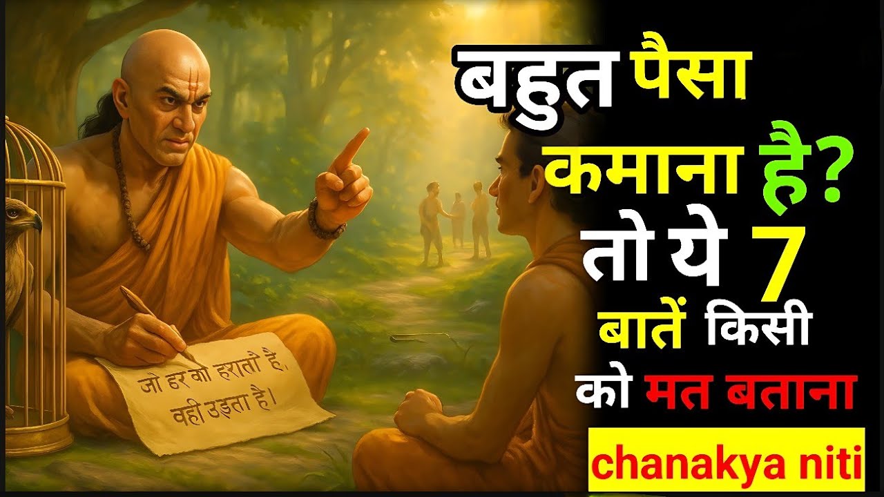 बहुत पैसा कमाना है ? तो ये 7 बातें किसी को मत बताना | Chanakya Niti जो आपको करोड़पति बना देंगे
