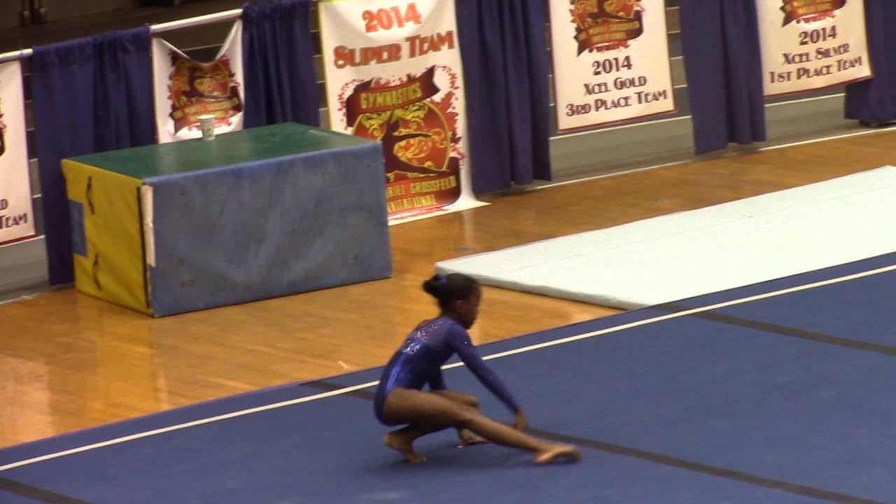 Zoe Miller gymnast Level 8  floor routine