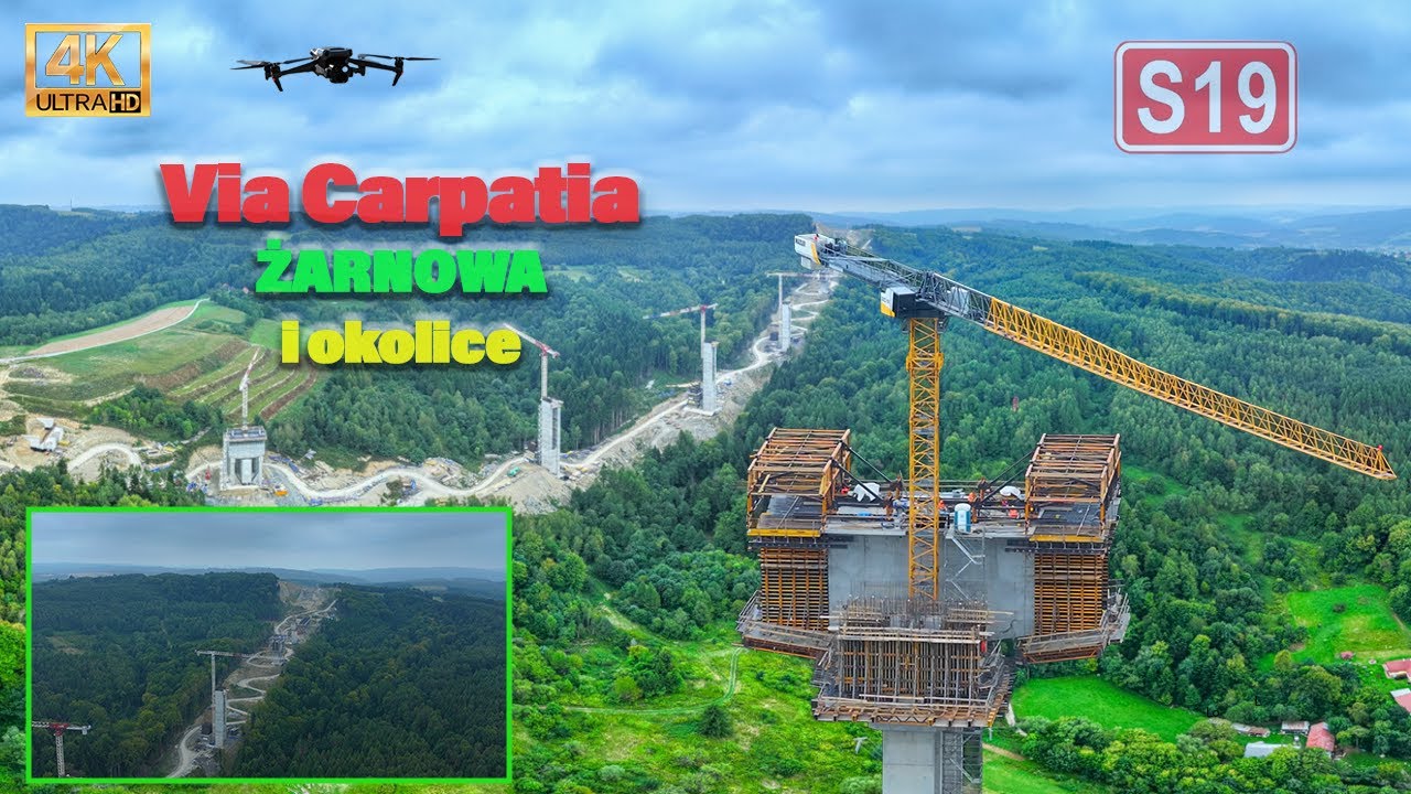 Budowa #S19 #Żarnowa 5.09. Część 2 | Via Carpatia | S19 expressway construction | 5 Sept