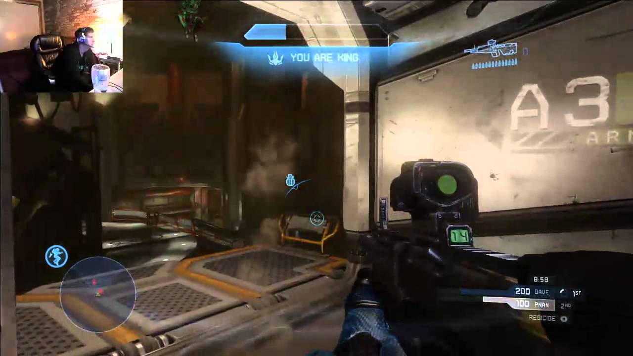 Walshy playing Halo 4's Regicide on Adrift with 2 overkills!