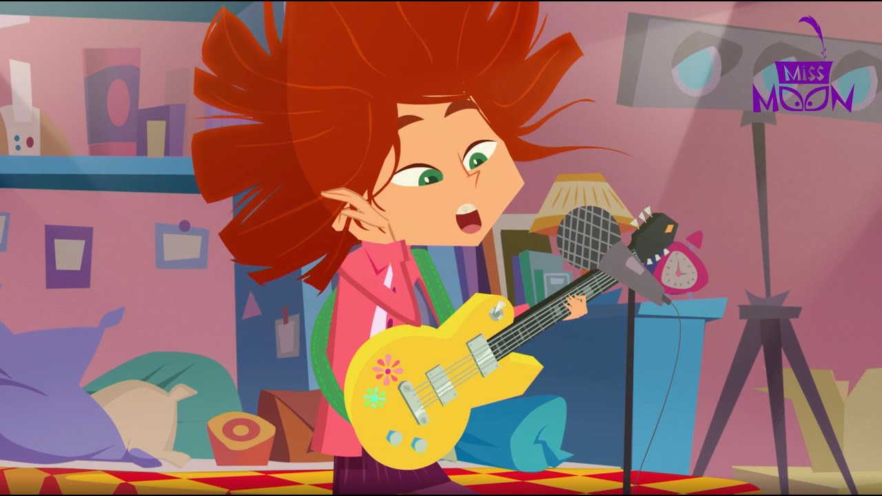 Concert in Lola's room | Miss Moon (S01E01) | Cartoon for Kids