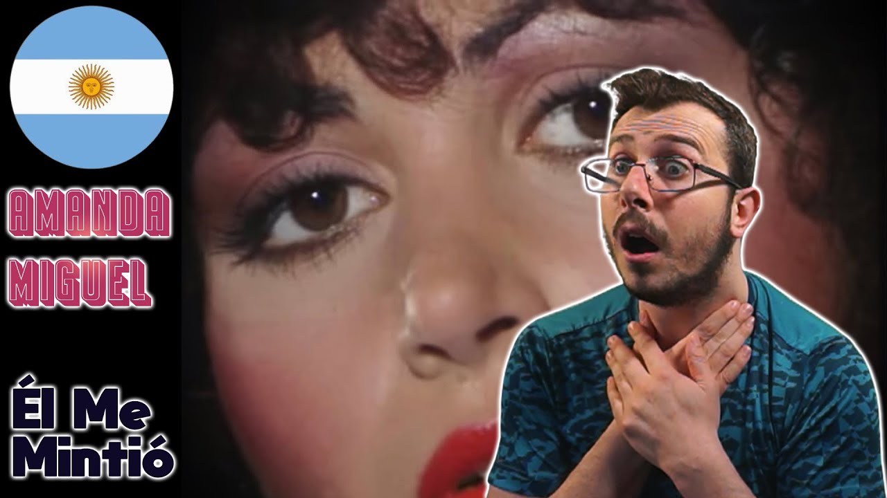 Italiano reacciona a Amanda Miguel - Él Me Mintió