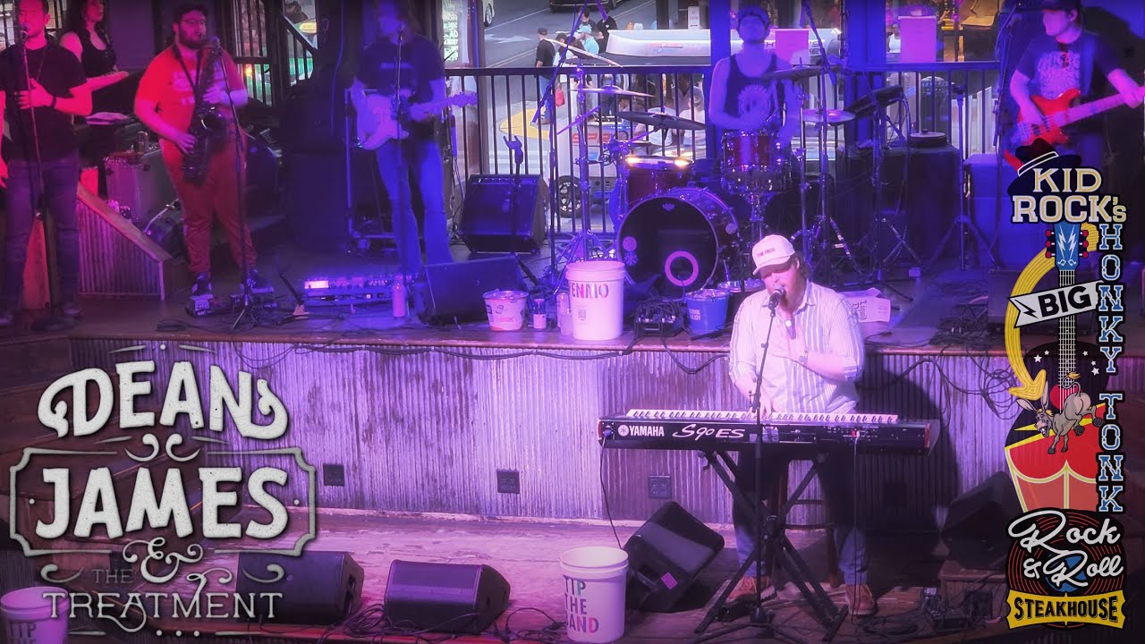 Kid Rock's Bar in Nashville on a Friday Night with Dean James and the Treatment
