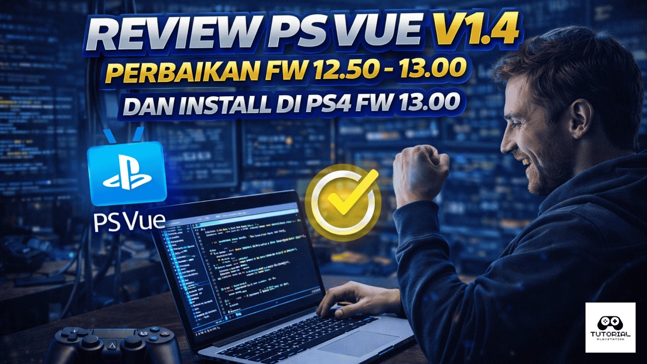 REVIEW PS VUE V1.4 DAN CARA INSTALL DI PS4 FW 13.00 ORIGINAL