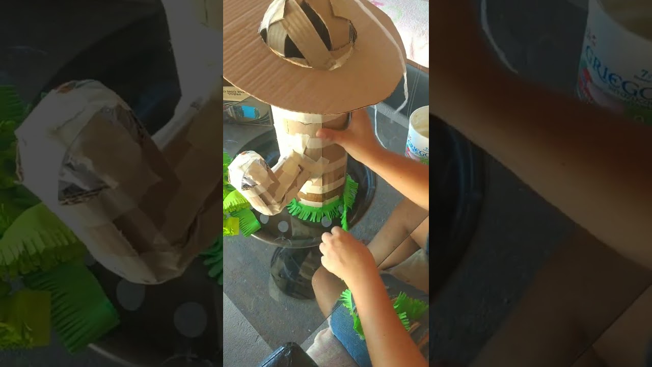 COMO HACER PIÑATA MEXICANA DE CACTUS