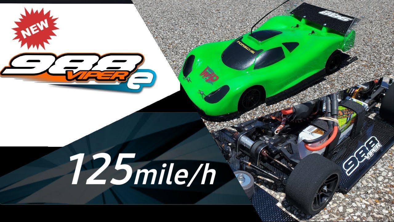 Serpent 988 Taipan 4s parallel 125 mph