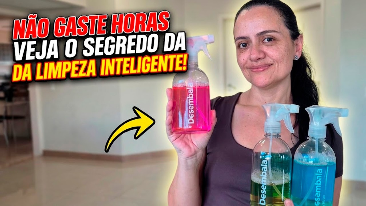 LIMPEZA DE CASA BEM PRÁTICA E RÁPIDA! #limpezainteligente
