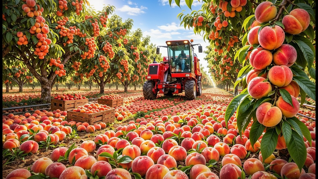 Discover the Modern Peach Growing Process from Seedling to Harvest